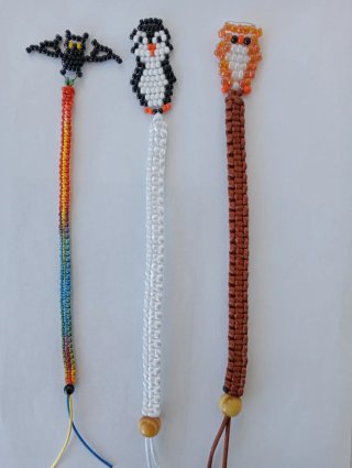 Marcapáginas (Búho, Pingüino, Murciélago