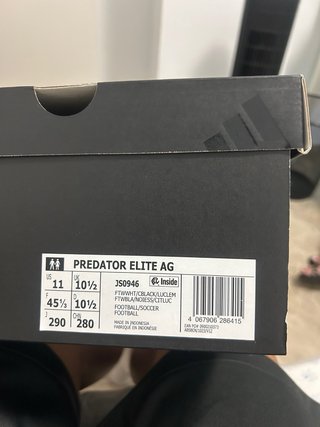Adidas Predator Elite Talla 45 1/3 Nuevas