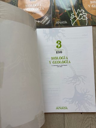 Libro de texto Biologia y Geologia 3ºESO