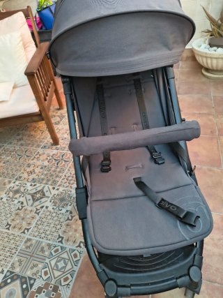 Silla de paseo gris oscuro