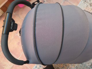 Silla de paseo gris oscuro