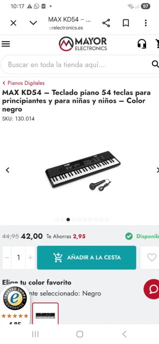 Teclado Piano Eléctrico Infantil