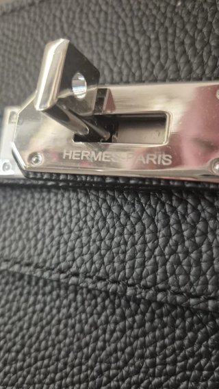 Bolso Hermes Negro Piel Hombre