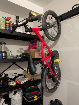 Bicicleta BTWIN 16 pulgadas Aluminio Roja