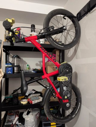 Bicicleta BTWIN 16 pulgadas Aluminio Roja