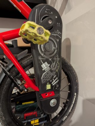 Bicicleta BTWIN 16 pulgadas Aluminio Roja