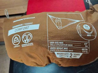 Hamaca Quechua Comfort Marrón