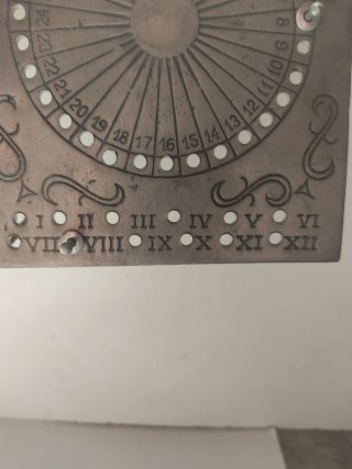 Calendario de mesa antiguo