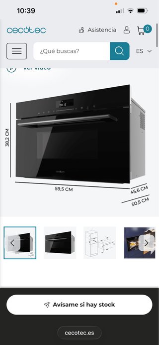 Horno Microondas Cecotec