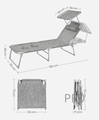 Tumbona reclinable