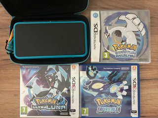 Nintendo 2DS XL Blu + Giochi Pokémon