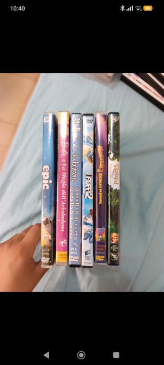 Lotto 6 DVD per famiglia