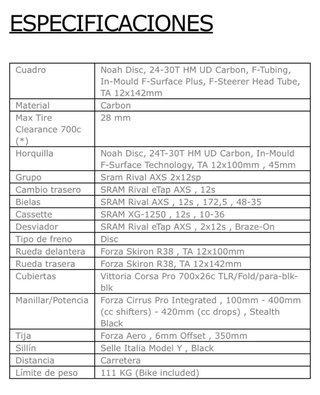 Bici RIDLEY Noah  7E7 SRAM eTap Rival AXS