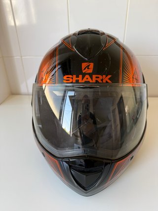 Casco Modular Shark evoline mezcal