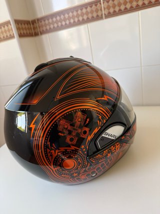 Casco Modular Shark evoline mezcal