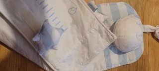 Medidor de altura infantil azul
