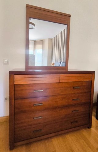 Dormitorio Matrimonio Madera Maciza