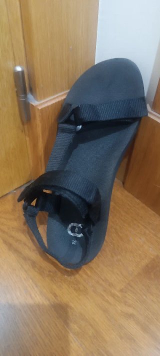 Sandalias negras velcro talla 36