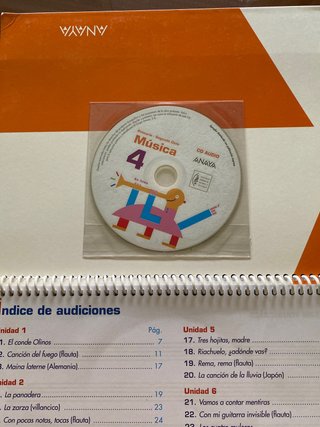 Música 4 Primaria, segundo ciclo : En línea