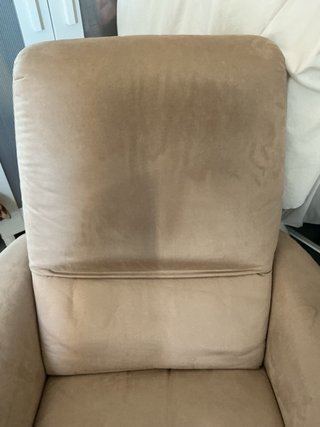 Sillón reclinable Natuzzi Beige Terciopelo