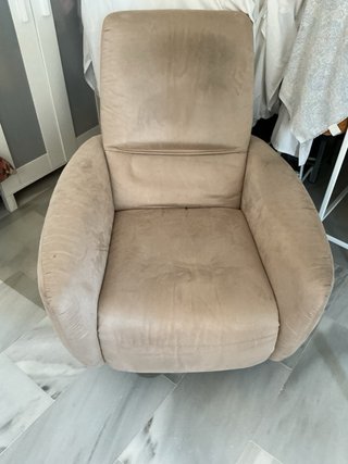 Sillón reclinable Natuzzi Beige Terciopelo