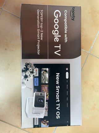 Proyector [Google TV] 4K Asistente de voz de IA
