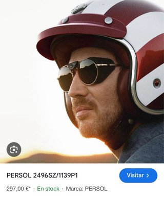 Gafas de sol Persol Doradas y Negras