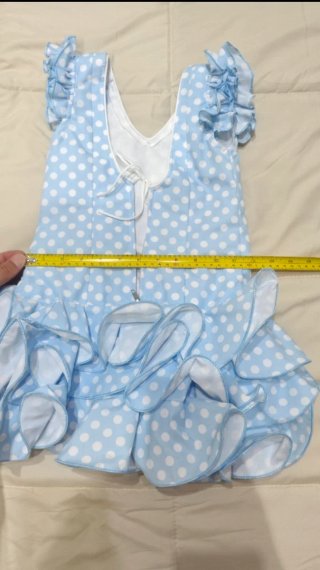 Traje Gitana Azul 5-6 años