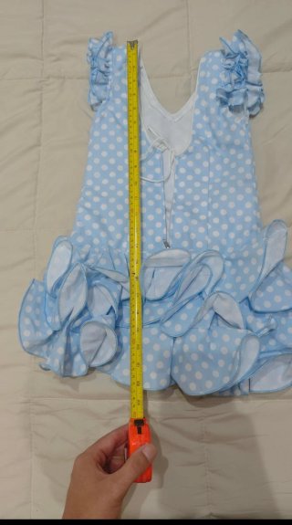 Traje Gitana Azul 5-6 años