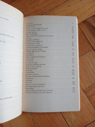 Poesia Española del Siglo de Oro.