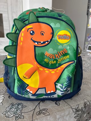 Mochila Totto Dinosaurio Infantil