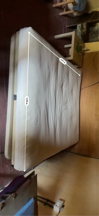 ️ Futó japonès 1,5 × 2 m + somier/base