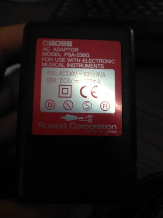 Fuente BOSS PSA-230G Roland