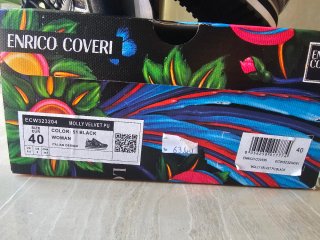 Enrico Coveri Scarpe Donna Nere/Argento Tg 40