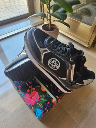 Enrico Coveri Scarpe Donna Nere/Argento Tg 40