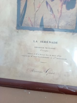 Cuadro La Serenata de Mendelssohn