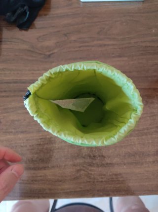 Funda para botella Quechua verde