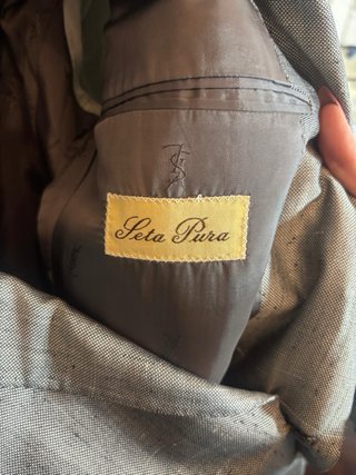 Completo elegante uomo Yves saint Laurent grigio