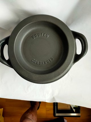 Cocotte Doufeu Cousances Hierro Fundido Negra