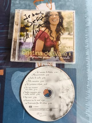CD Cristina del Valle firmado Apuntes generales de