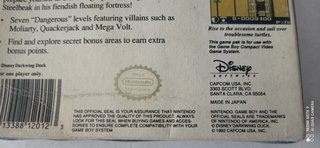 Caja + instrucciones  Darkwing Duck ( Game Boy )