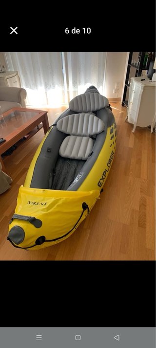 Kayak Intex Explorer biplaza amarillo