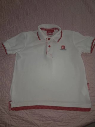 Polo Blanco Salesianos Talla 8