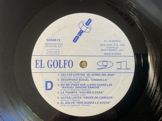 El Golfo 91 x2 Vinilos Compilatorio