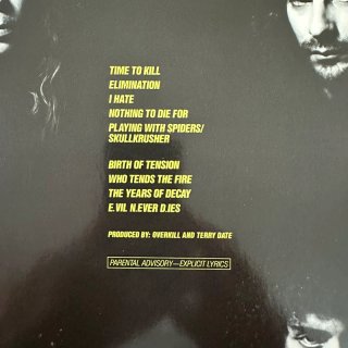 Overkill - The Years of Decay LP Vinile 33 Giri