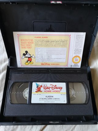 VHS Walt Disney - Aladdin