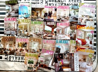 Lote 25 revistas Decoración, El Mueble y otras