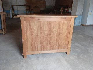 Cajonera rústica de madera maciza