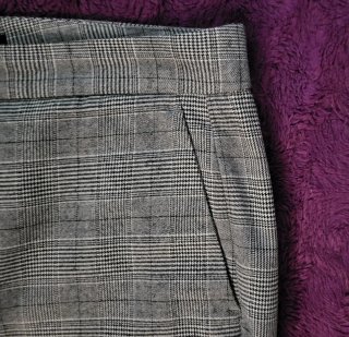 Pantalón Zara Cuadros Talla 44 Nuevo
