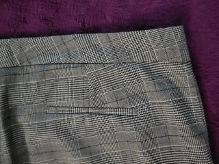 Pantalón Zara Cuadros Talla 44 Nuevo